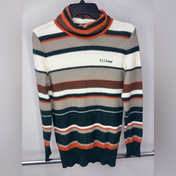 Elle Golf Sweaters - Elle Golf Women’s Stripped Turtleneck Size Medium‎
